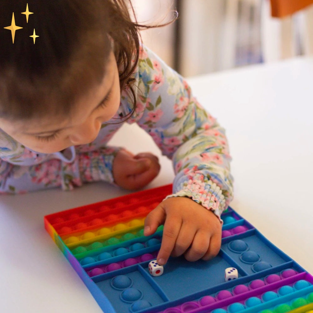 Pop It maths game makes learning numbers fun – addition, subtraction, logic | kids 5+