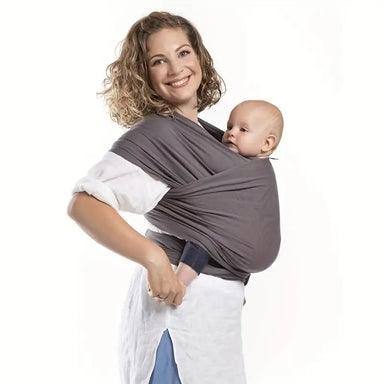 Baby wrap carrier with back support – ergonomic, machine washable | new mums