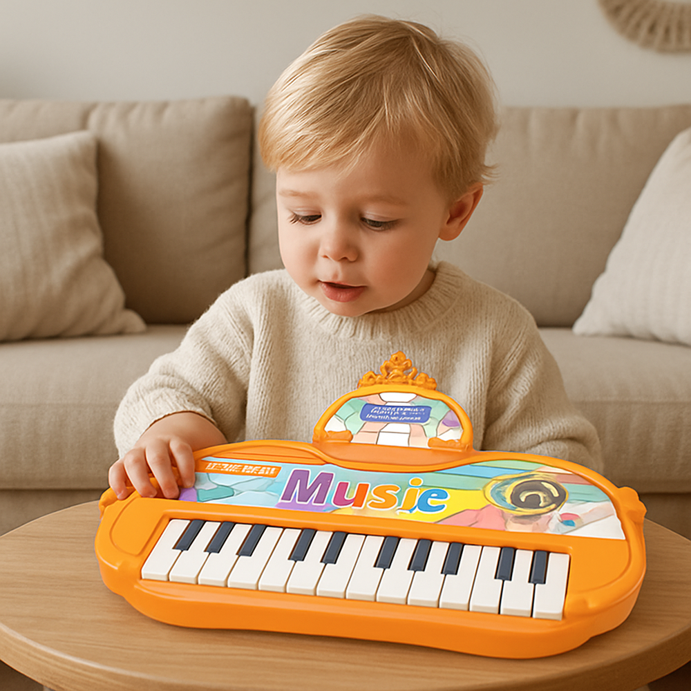 Electronic kids' piano with 13 keys – Educational, portable design | Toys for children