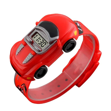 Kids' car watch – easy-read dial, adjustable strap | Learn to tell time