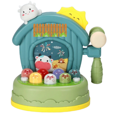 Whack-a-mole game with light and sound – interactive, educational, multiple modes | ages 2+