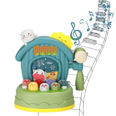 Whack-a-mole game with light and sound – interactive, educational, multiple modes | ages 2+