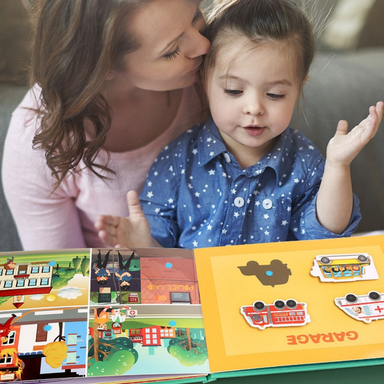 Activity book for toddlers – motor skills, shapes and colours | educational toy