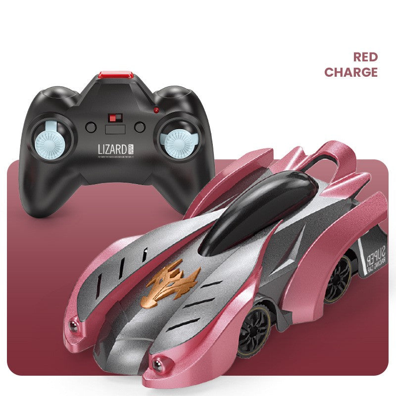RC stunt car climbs walls and ceilings – LED lights, 2.4GHz remote | fun for all ages