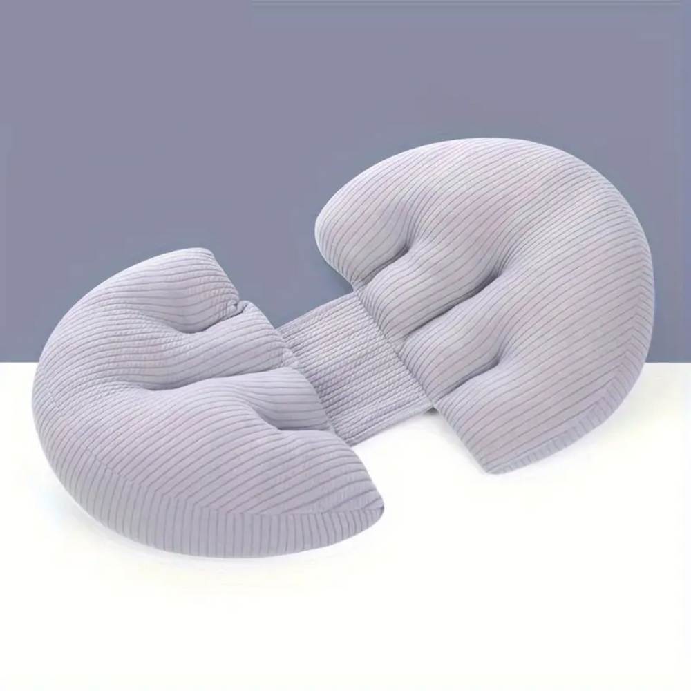 Pregnancy pillow with ergonomic support – adjustable width, extra cushion | maternity
