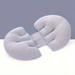 Pregnancy pillow with ergonomic support – adjustable width, extra cushion | maternity