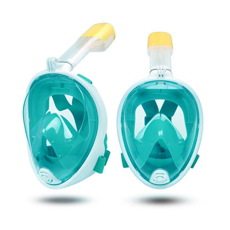 Kids' snorkel mask with 180° view and dry top – comfortable, leak-proof | Full-face design
