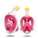 Kids' snorkel mask with 180° view and dry top – comfortable, leak-proof | Full-face design