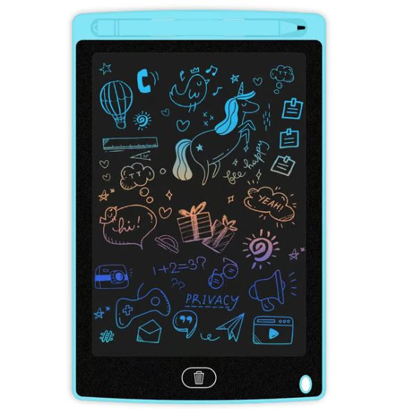 LCD drawing tablet – erasable screen, portable design | for kids aged 3+