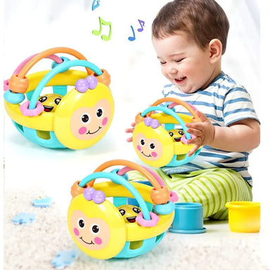 Sensory ball stimulates grip and senses – lightweight, BPA-free, rattle | baby toy