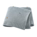 Knitted cotton baby blanket for every season – soft, breathable and durable | pushchair & cot