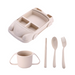 Children's eating set with vehicle-shaped tray – BPA-free, dishwasher-safe | toddler mealtime