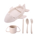 Children's eating set with vehicle-shaped tray – BPA-free, dishwasher-safe | toddler mealtime