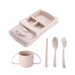 Children's eating set with vehicle-shaped tray – BPA-free, dishwasher-safe | toddler mealtime