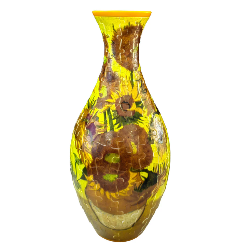 3D puzzle vase with watertight insert – build your own design | creative gift
