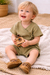 Linen summer romper for babies – breathable, soft and unisex | Little ones