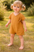 Linen summer romper for babies – breathable, soft and unisex | Little ones