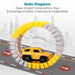 Flexible toy track set with bendable rails – build, race and play | kids construction playset