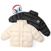 Down jacket keeps kids warm and dry – windproof, hooded design | unisex