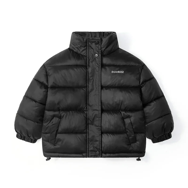 Down jacket keeps kids warm and dry – windproof, hooded design | unisex