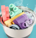 Soft building blocks for creative play – flexible, colourful, 80 pieces | kids' toy