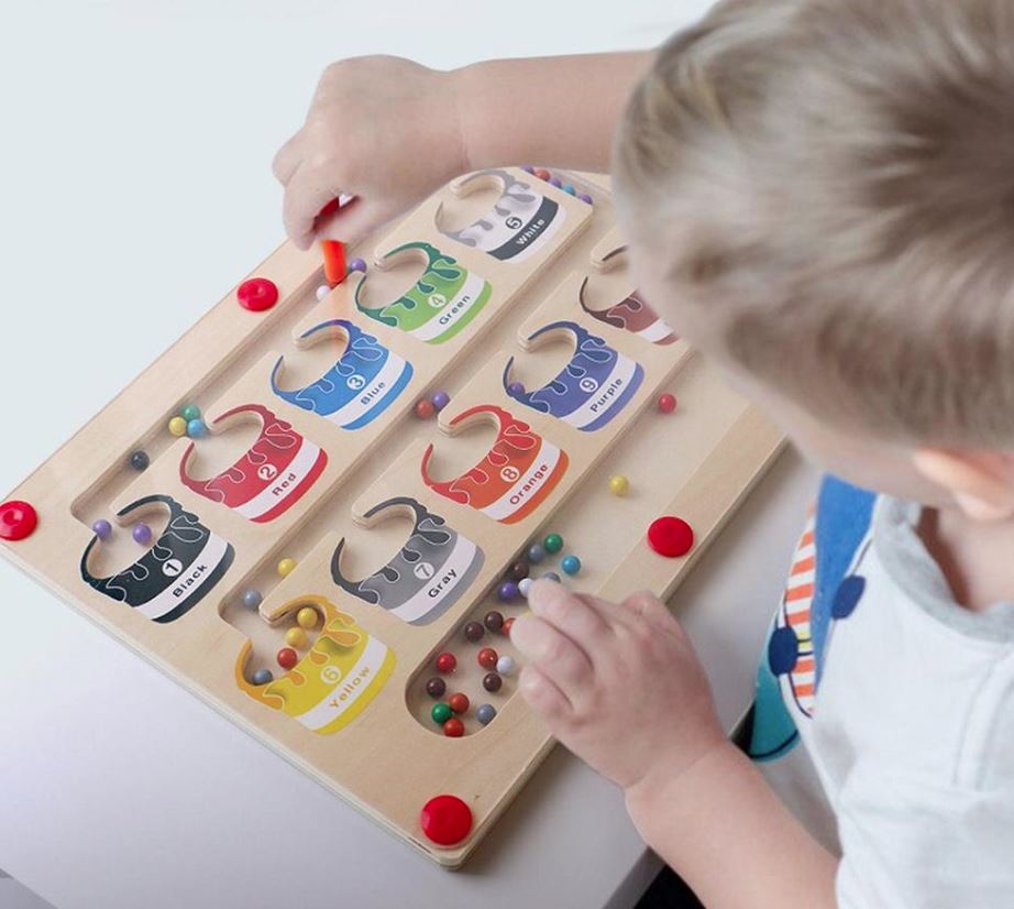 Magnetic counting puzzle toy – colour recognition & motor skills | for kids 1-6