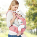 3-in-1 baby carrier with ergonomic support – breathable, adjustable, hip seat | for parents