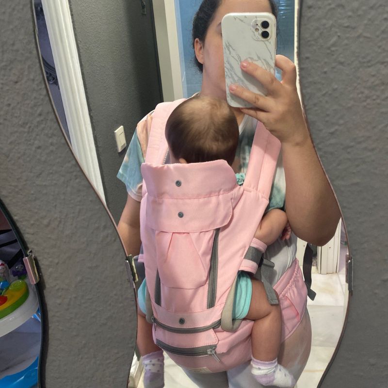 3-in-1 baby carrier with ergonomic support – breathable, adjustable, hip seat | for parents