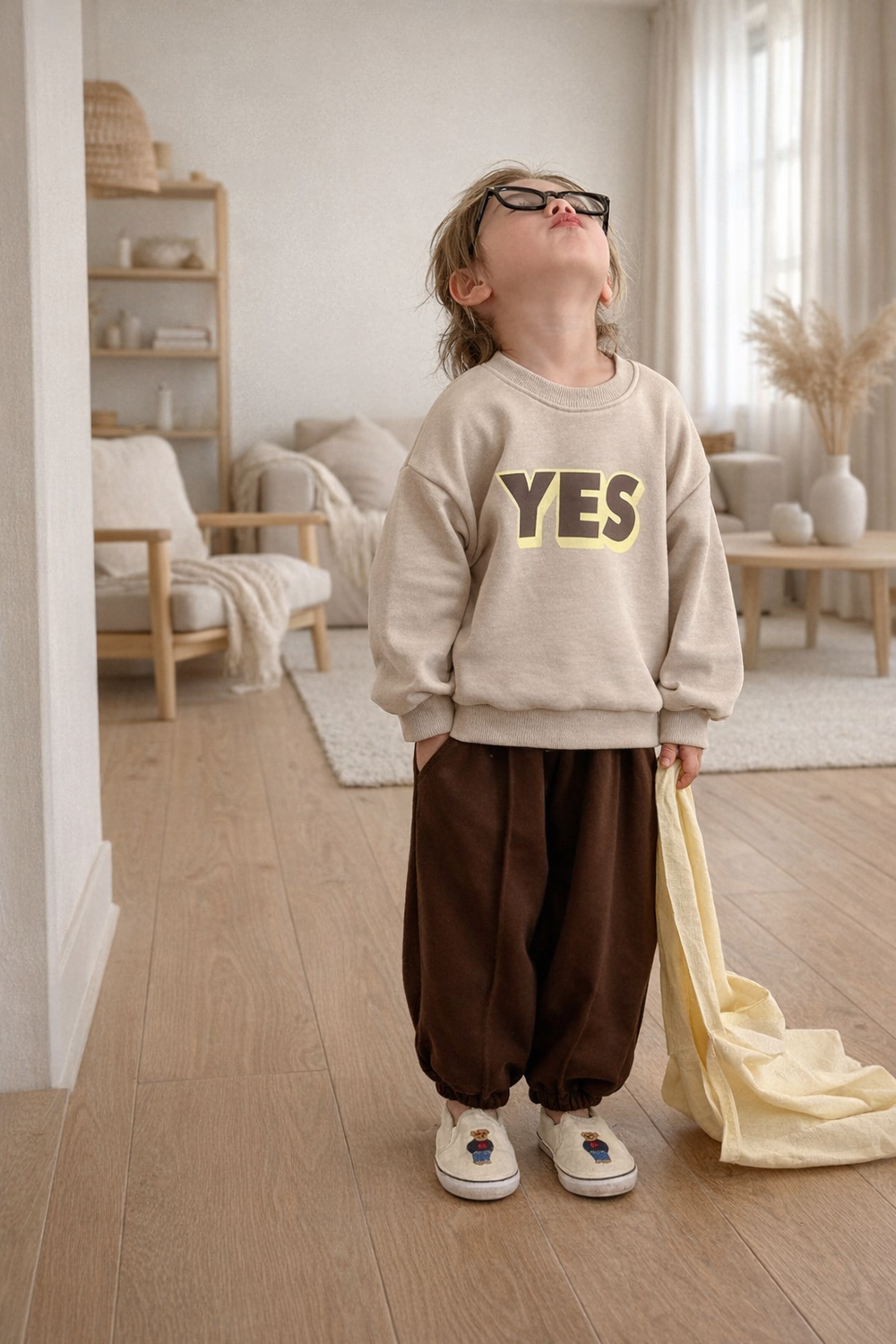 Kids' cotton tracksuit – sweater and trousers set | boys and girls