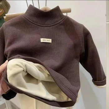 Roll neck jumper for warmth – soft cotton, stretchy fit | kids