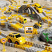 Flexible toy track set with bendable rails – build, race and play | kids construction playset