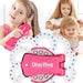 Hair glitter tool adds sparkle safely – no glue, reusable gems | girls hair toy