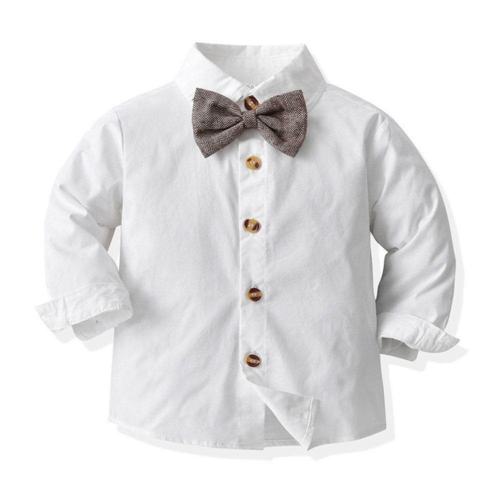 Party outfit set with waistcoat and bow tie – smart, comfortable fit | toddlers & kids