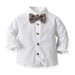 Party outfit set with waistcoat and bow tie – smart, comfortable fit | toddlers & kids