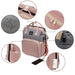 Changing bag with fold-out bed – waterproof, USB port, 16 pockets | Baby travel bag