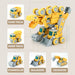 5-in-1 construction toy transforms into a robot – lights, sounds, 5 vehicles | kids building set