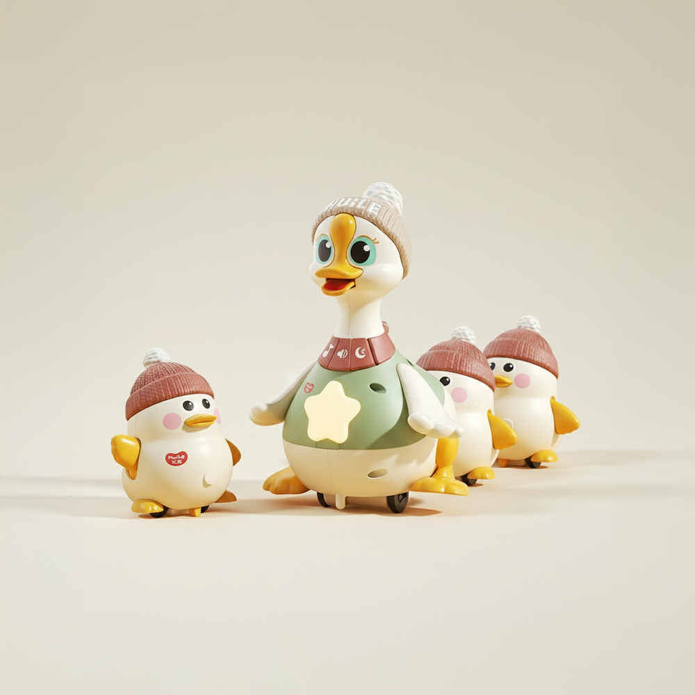 Duck tumbler toy bounces back upright – encourages tummy time, cause and effect play | for babies