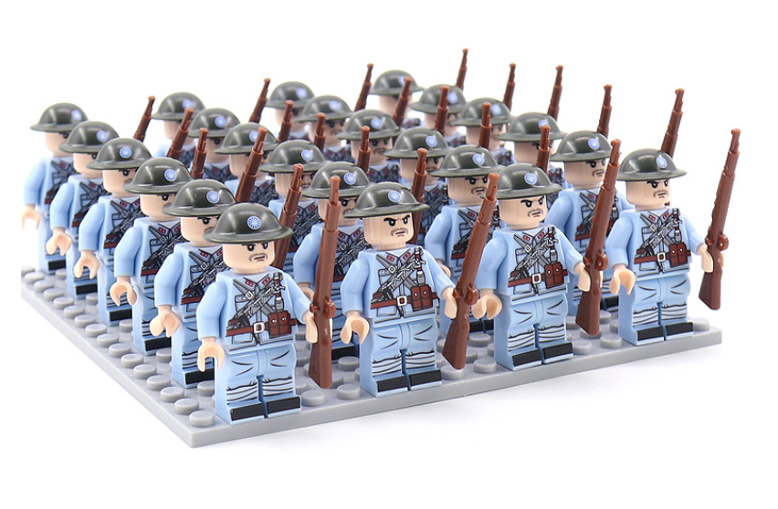 Building figures set with 21 pieces – compatible with building bricks | Kids 6+