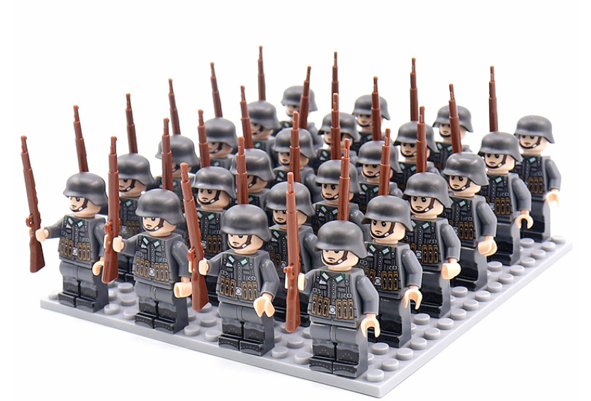Building figures set with 21 pieces – compatible with building bricks | Kids 6+