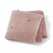 Knitted cotton baby blanket for every season – soft, breathable and durable | pushchair & cot