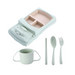 Children's eating set with vehicle-shaped tray – BPA-free, dishwasher-safe | toddler mealtime