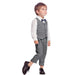 Baby boy's 3-piece party outfit – blouse, gilet & trousers | smart occasion wear