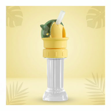 Silicone bottle cap with drinking straw – fits most standard bottles | drink lid for kids