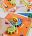 Wooden workbench for kids – 2-in-1 design, builds motor skills | Montessori toy