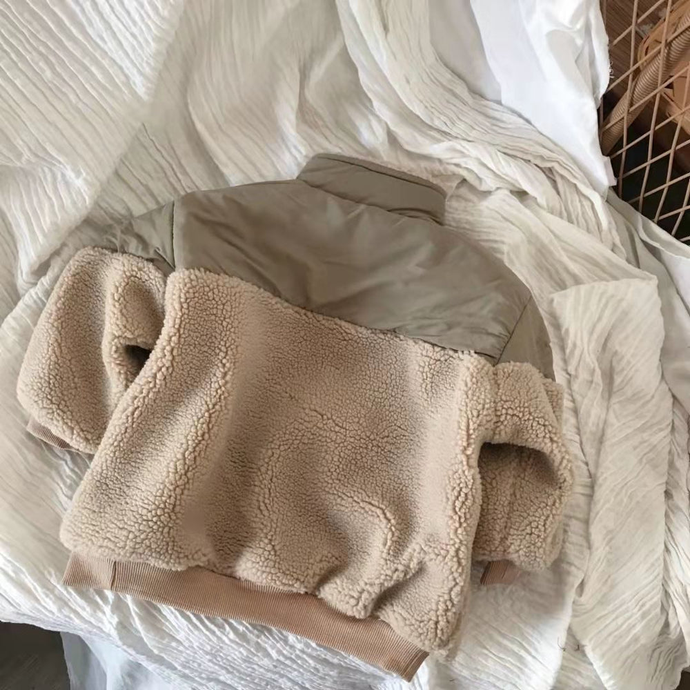 Soft teddy jumper for cold days – warm, stretchy, breathable | for toddlers