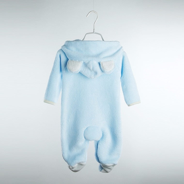 Warm fleece baby all-in-one – soft, breathable and easy to wash | winter outfit