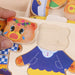 Wooden dress-up puzzle bear with 100 outfits – beech wood, from 2 years | dress-up puzzle