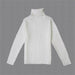 Kids' ribbed roll neck jumper – soft cotton, warm, versatile | boys and girls