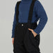 Warm waterproof ski trousers for kids – flexible fit, reflective details | winter sports gear