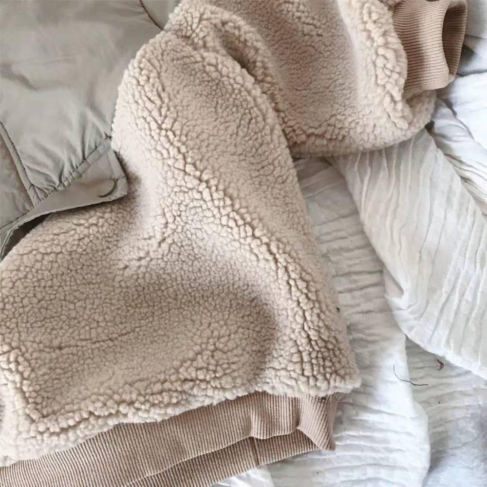 Soft teddy jumper for cold days – warm, stretchy, breathable | for toddlers